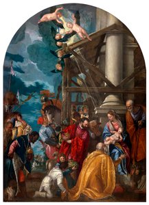 Klanění tří králů. od Paolo Veronese