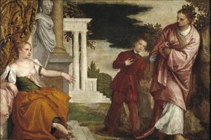 Mladý muž mezi ctností a neřestí od Paolo Veronese