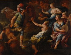 Achilles objevil Ulysses mezi dcerami Lycomedes na Skyros