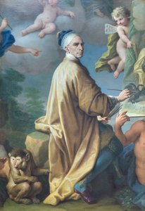 Autoportrét, post 1714, Paolo de Matteis (olej na plátně) od Paolo di Matteis