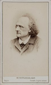 Portrét pianisty a skladatele Henryho Litolffa 1818-1891 .