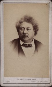 Autor Alexandre Dumas otec 1802-1870, c. 1868.