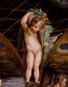 Putto, z Mýtu o Dianě a Actaeonu od Parmigianino