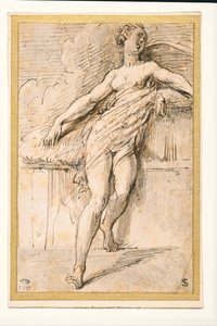 Ležící ženská postava od Parmigianino