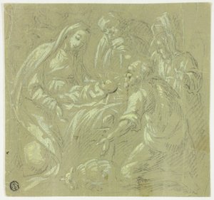 Klanění pastýřů od Parmigianino