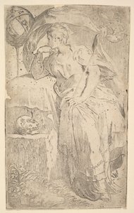 Astrologie, počátek 16. století. od Parmigianino