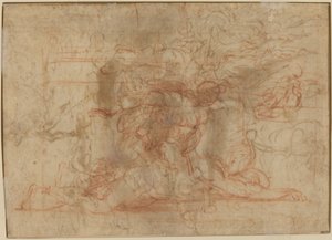 Jael a Cisera? [vůči] od Parmigianino