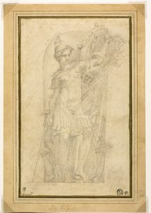 Minerva (nebo Bellona) ve výklenku od Parmigianino