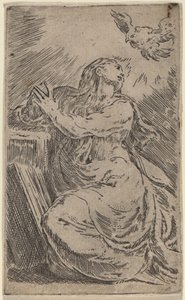 Zvěstování od Parmigianino