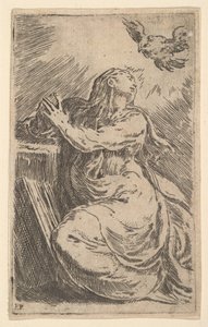 Zvěstování, počátek 16. století. od Parmigianino