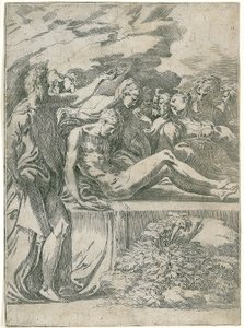Kristovo pohřbení od Parmigianino