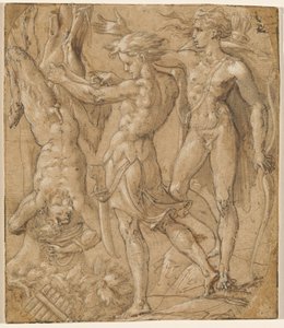 Stahování Marsyas od Parmigianino