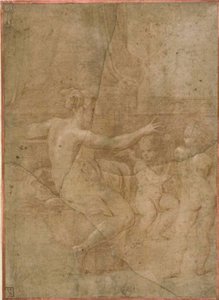 Venuše s Cupidem a Puttem od Parmigianino