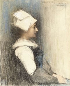 Bretonka, od Pascal Adolphe Jean Dagnan Bouveret