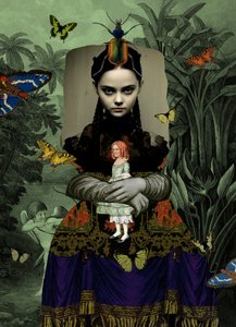 Surrealistická žena z džungle od Pascal Bouchet-Spiegel