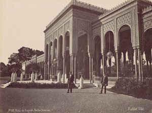 Palác Gézyret, venkovní pavilon, 70. léta 19. století.