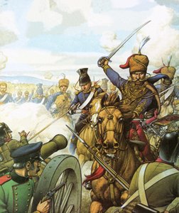 Der Angriff der Leichten Brigade von Pat (1907-95) Nicolle