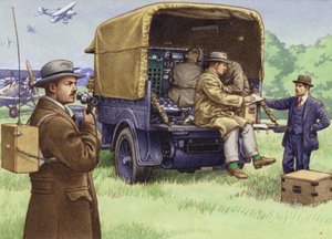 Die frühen Tage der Außenübertragung für die BBC von Pat (1907-95) Nicolle