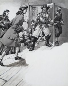 Unbekannte Geschichte Illustration