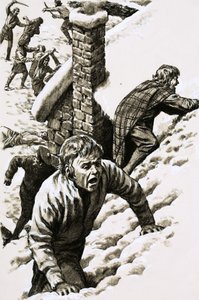 Masakr v Glencoe (kvaš na papíře)