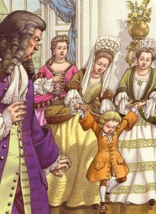 Princ William v pěti letech nemohl chodit bez pomoci (kvaš na papíře)