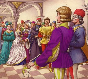 Romeo a Julie (kvaš na papíře)