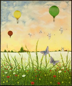 High Flyers, 2011 (akryl na kaliku) od Pat Scott