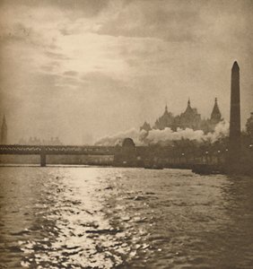 Kde Železná cesta do Doveru kříží řeku, c1935.