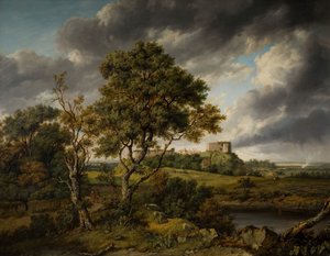 Hrad Carisbrooke, Isle Of Wight, 1831.
