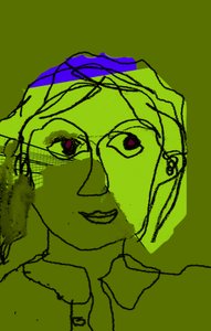 Pensieri, 2019 (digitální, akryl) od Patrizia La Porta