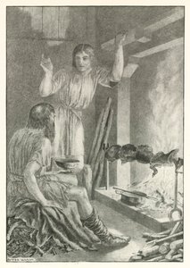 Ilustrace k Homérově Odyssei (litografie)