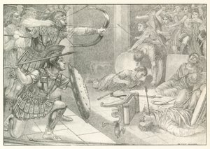 Ilustrace k Homérově Odyssei (litografie)