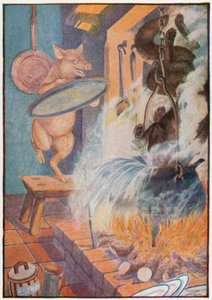 Spadl vlk (barva litho)