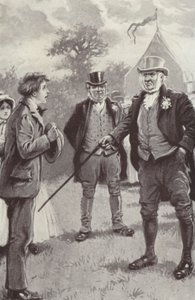 Ilustrace pro Barchester Towers od Anthonyho Trollope (litho)