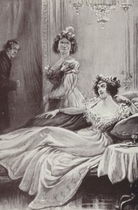 Ilustrace pro Barchester Towers od Anthonyho Trollope (litho)