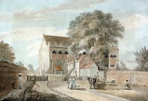 Pohled na Velký sál kolem roku 1781 (akvarel a tužka na papíře) od Paul (circle of) Sandby