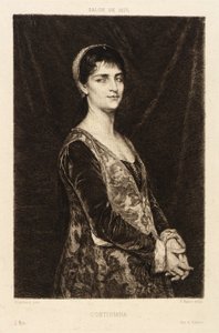 Cortigiana od Paul Adolphe Rajon
