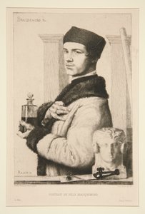 Portrét Felixe Bracquemonda od Paul Adolphe Rajon