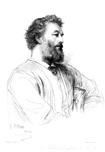 Sir Frederic Leighton, britský umělec, c1880-1882.