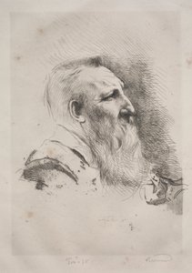 Auguste Rodin od Paul Albert Besnard