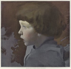Skica pro portrét dítěte od Paul Albert Besnard