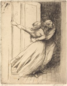 The Rape Le Viol, c. 1886. od Paul Albert Besnard