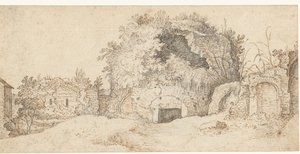 Antické ruiny od Paul Bril