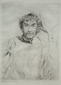 James MacNeill Whistler od Paul Cesar Helleu