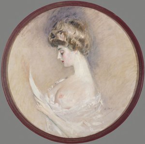 Portrét Marthe Letellier, rozené Fourton, c. 1900. od Paul Cesar Helleu