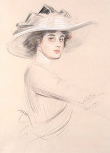Portrét ženy, 1909. od Paul Cesar Helleu
