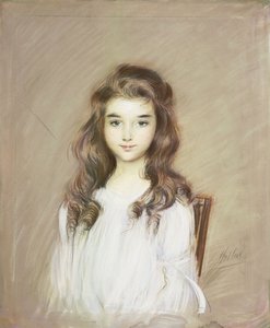 Dcera markýze z Labe, kolem roku 1901 od Paul Cesar Helleu