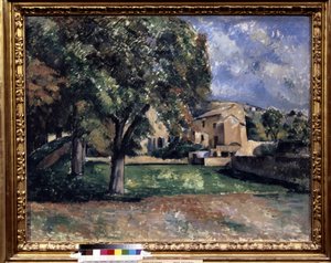 Stromy v parku. Jas de Bouffan. Obraz Paula Cezanna (1839-1906) od Paul Cézanne