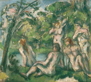 Koupající se od Paul Cézanne
