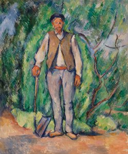 Zahradník (olej na plátně) od Paul Cézanne